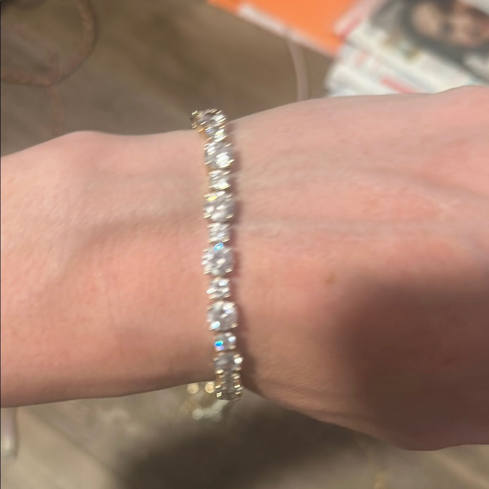 Givenchy Gold Bracelet with diamonds (lab grown)